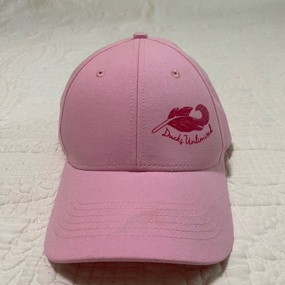 Pink Duck Unlimited Baseball Cap - Picture 1 of 6
